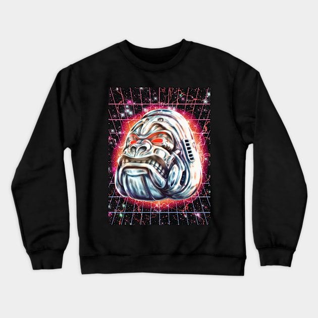 Electric Gorilla Crewneck Sweatshirt by Villainmazk